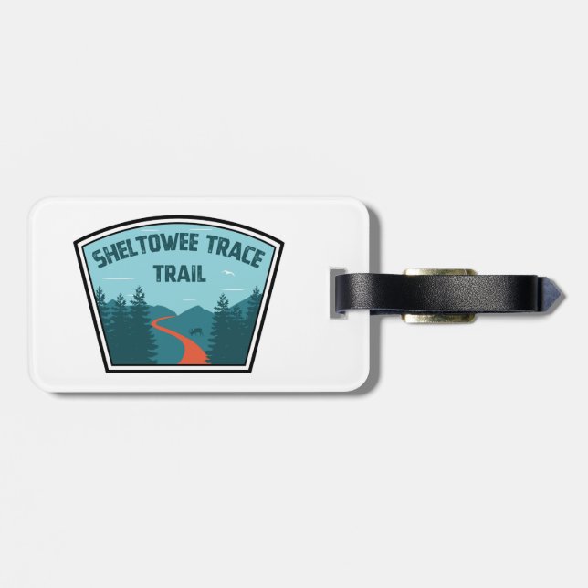 Sheltowee Trace Trail Kentucky Tennessee Bagagebricka (Baksida Vågrät)