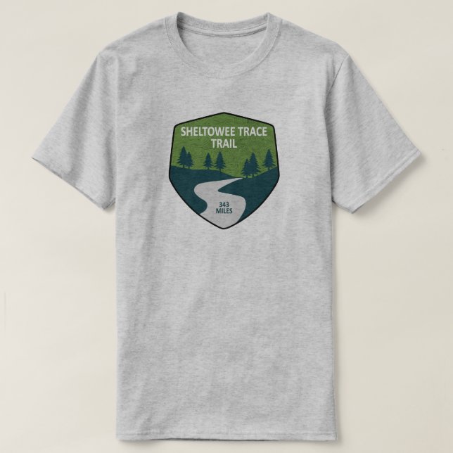 Sheltowee Trace Trail Kentucky Tennessee T Shirt (Design framsida)