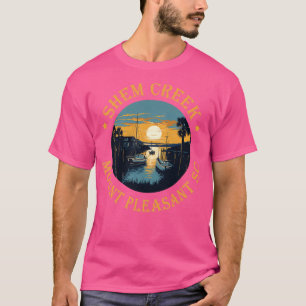 Shem Bäck Sunset Mount Pleasant SC Guld version T Shirt