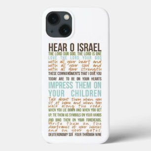 Shema-bön iPhone 13-fodral