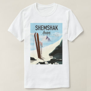Shemshak Iran Ski poster. T Shirt