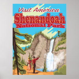 Shenandoa National Park and Preserve Resemål Poster