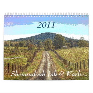 Shenandoah bläck & tvättar 2011 kalender