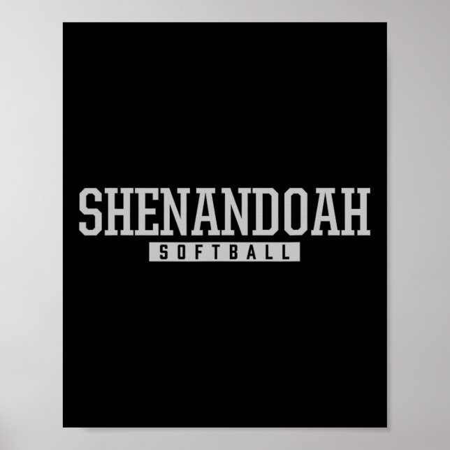 Shenandoah High School Softboll Poster (Framsidan)