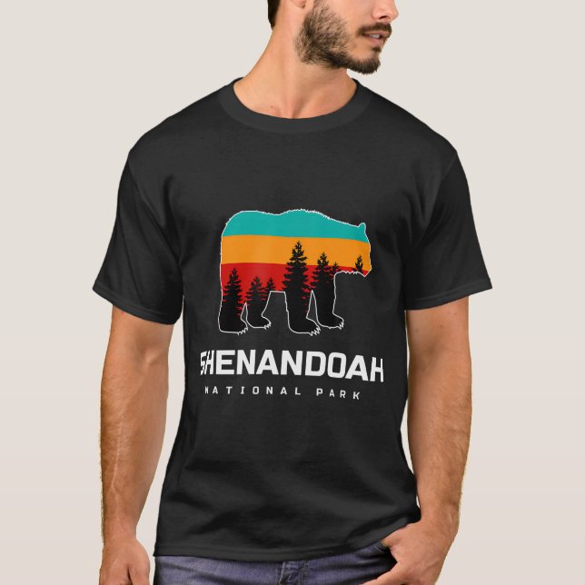 Shenandoah National Park - Bear - Shenandoah T Shirt (Framsida)
