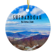 Shenandoah National Park Ceramic Ornament