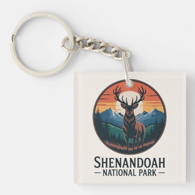 Shenandoah National Park Hjort Emblem (Framsidan)