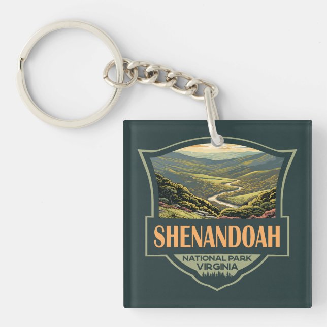 Shenandoah National Park Illustration Travel Retro (Framsidan)