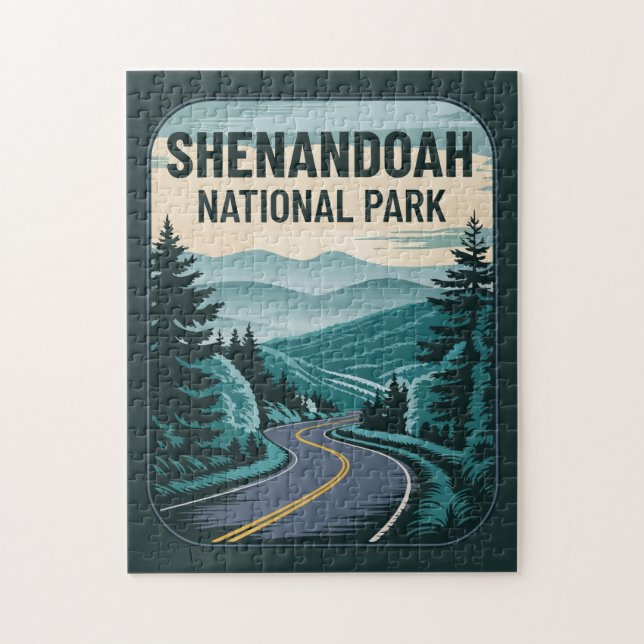Shenandoah National Park Landscape Pussel (Vertikal)