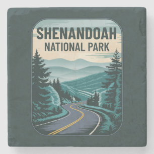 Shenandoah National Park Landscape Stenunderlägg