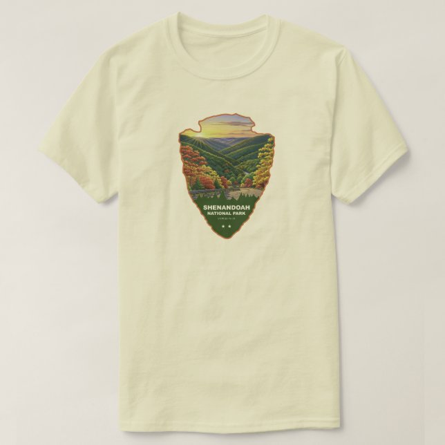 Shenandoah National Park Pilspets T Shirt (Design framsida)