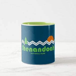 Shenandoah National Park Retro Två-Tonad Mugg