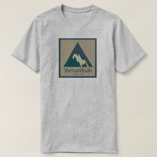 Shenandoah National Park Rustik T Shirt (Design framsida)