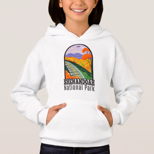 Shenandoah National Park Skyline Drive Virginia T Shirt (Framsida)