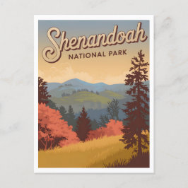 Shenandoah National Park Vintage Vykort