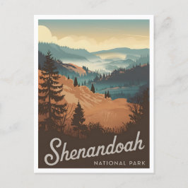Shenandoah National Park Vintage Vykort