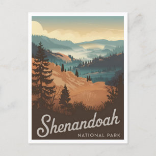 Shenandoah National Park Vintage Vykort