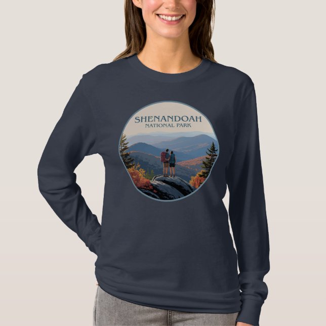 Shenandoah National Park Virginia T Shirt (Framsida)