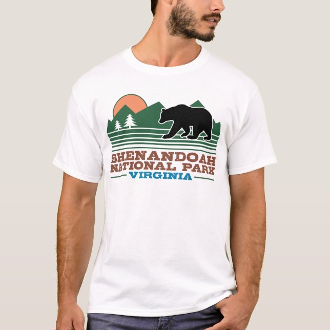 Shenandoah National Park Virginia T-shirt (Framsida)