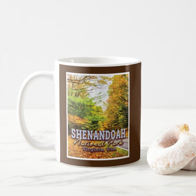 SHENANDOAH NATIONAL PARK - VIRGINIA United STATER Kaffemugg (Med munk)