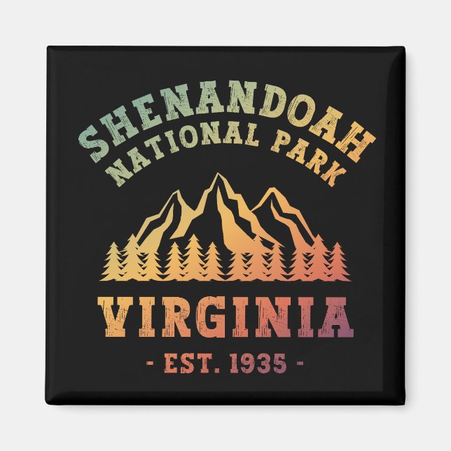 Shenandoah National Park Virginia USA Magnet (Framsidan)