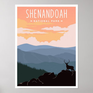 Shenandoah National Park Virginia USA Resa Poster