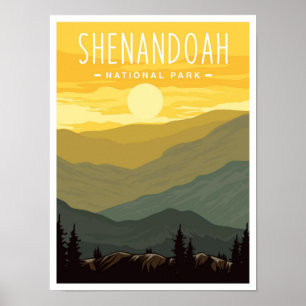 Shenandoah National Park Virginia USA Resa Poster