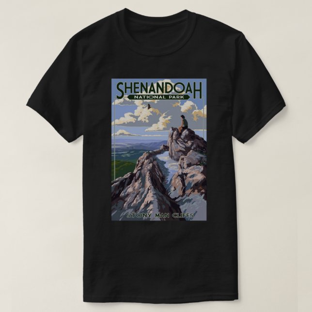 Shenandoah National Park Virginia USA - Stony Man T Shirt (Design framsida)