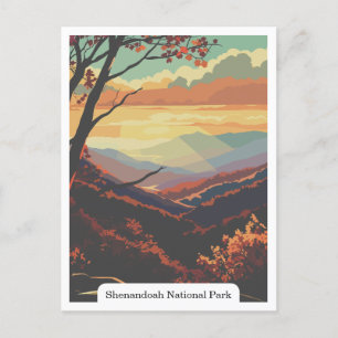 Shenandoah National Park, Virginia USA Vykort