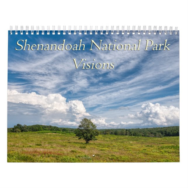 Shenandoah National Park Visions Kalender (Omslag)