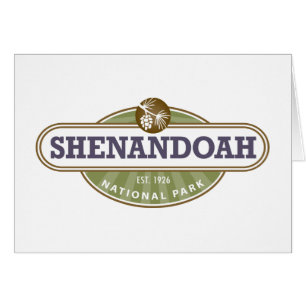 Shenandoah nationalpark hälsningskort