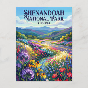 Shenandoah nationalpark Virginia Vykort