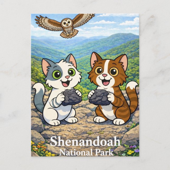 Shenandoah Nationalpark Vykort (Framsida)