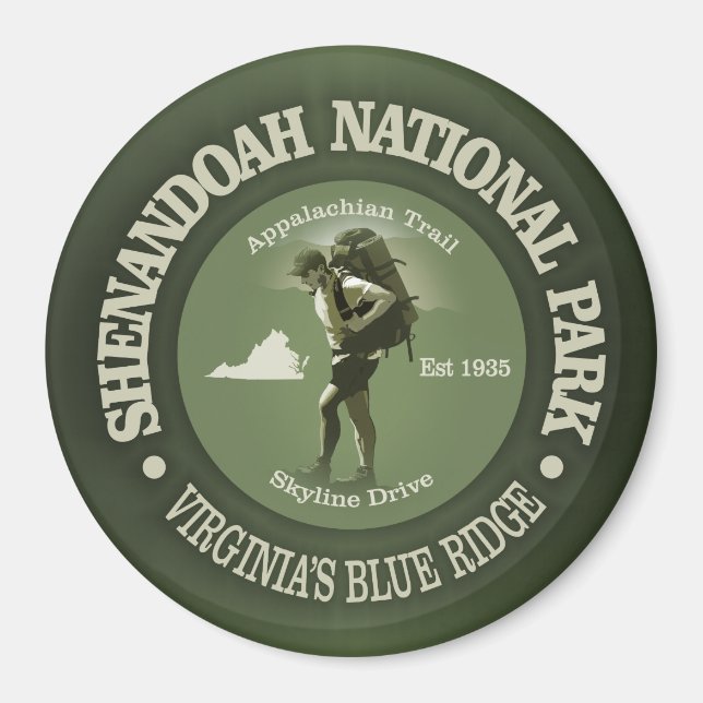 Shenandoah NP Magnet (Framsidan)
