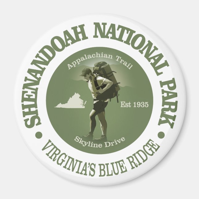 Shenandoah NP Magnet (Framsidan)