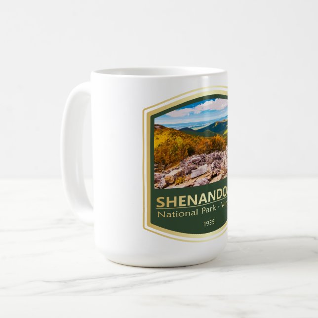 Shenandoah NP (PF1) Kaffemugg (Framsida vänster)