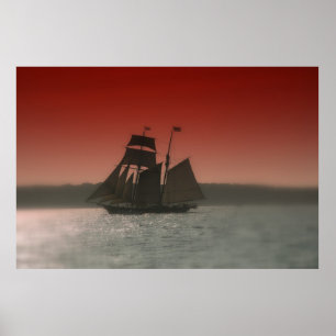 Shenandoah red himlar poster