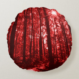 Shenandoah Red Rund Kudde