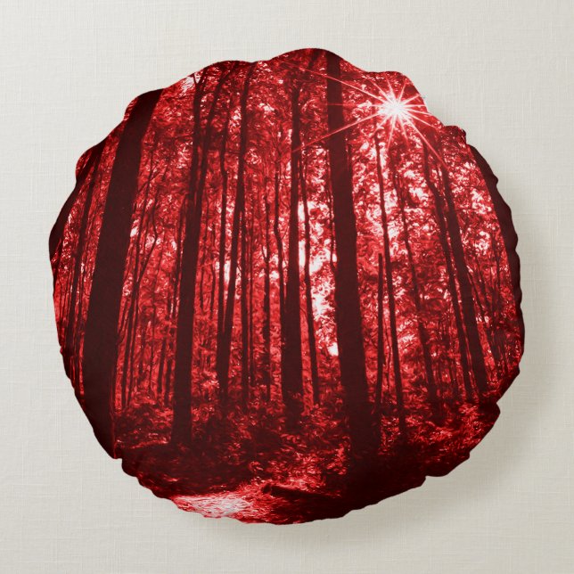 Shenandoah Red Rund Kudde (Baksidan)