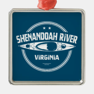Shenandoah River, Virginia Julgransprydnad Metall