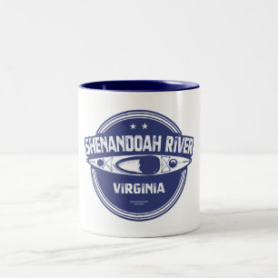 Shenandoah River, Virginia Två-Tonad Mugg