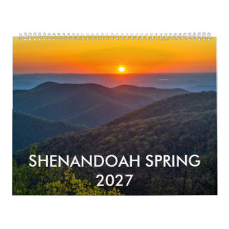 Shenandoah Spring 2027 12-Månaders Väggkalender Kalender