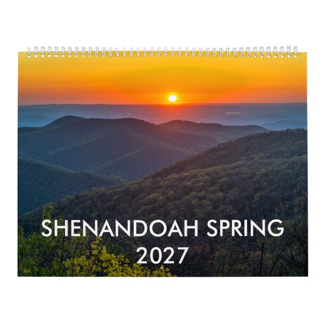 Shenandoah Spring 2027 12-Månaders Väggkalender Kalender (Omslag)