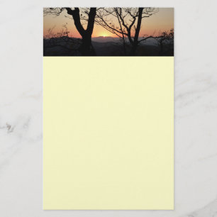 Shenandoah Sunset National Park Landscape Brevpapper