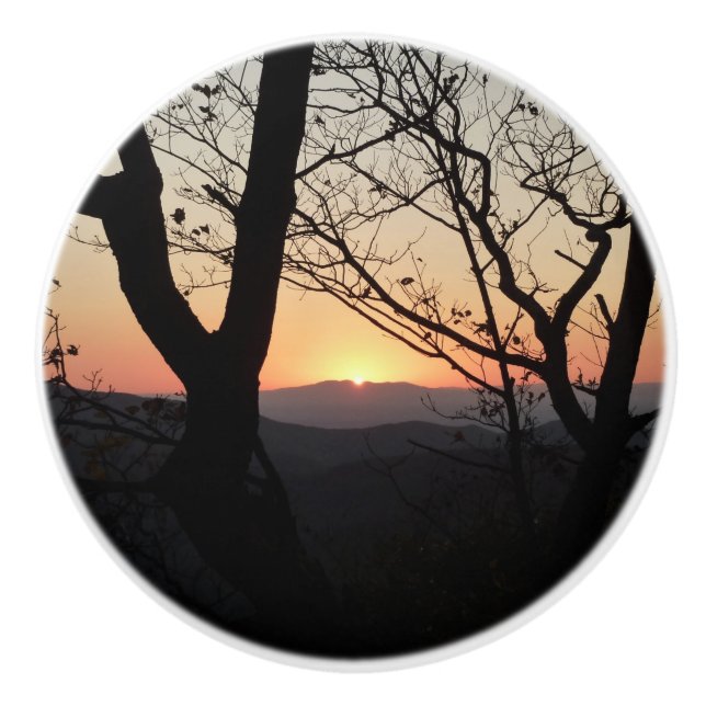 Shenandoah Sunset National Park Landscape Knopp (Framsidan)