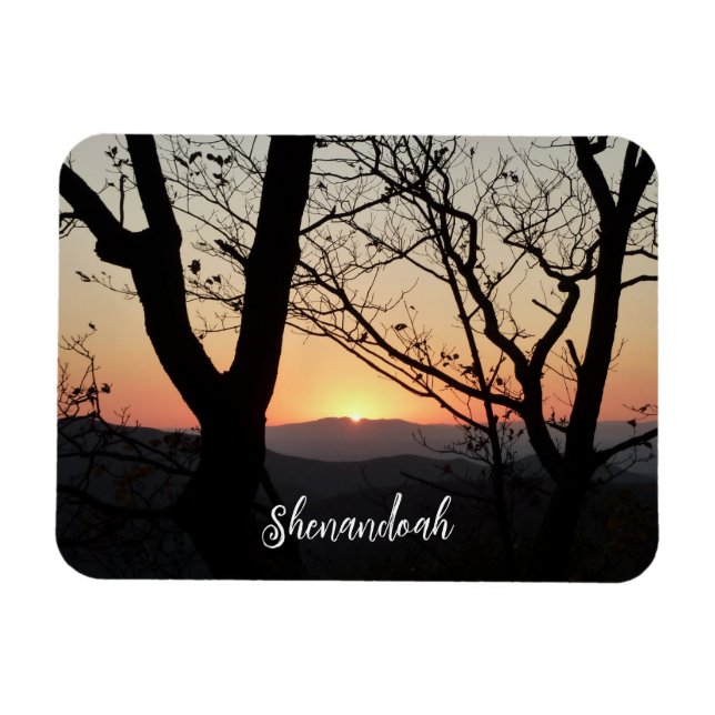 Shenandoah Sunset National Park Landscape Magnet (Horisontell)