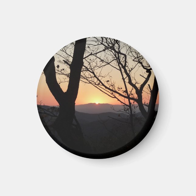 Shenandoah Sunset National Park Landscape Magnet (Framsidan)