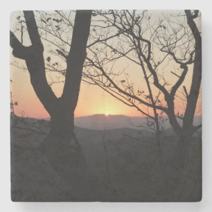 Shenandoah Sunset National Park Landscape Stenunderlägg