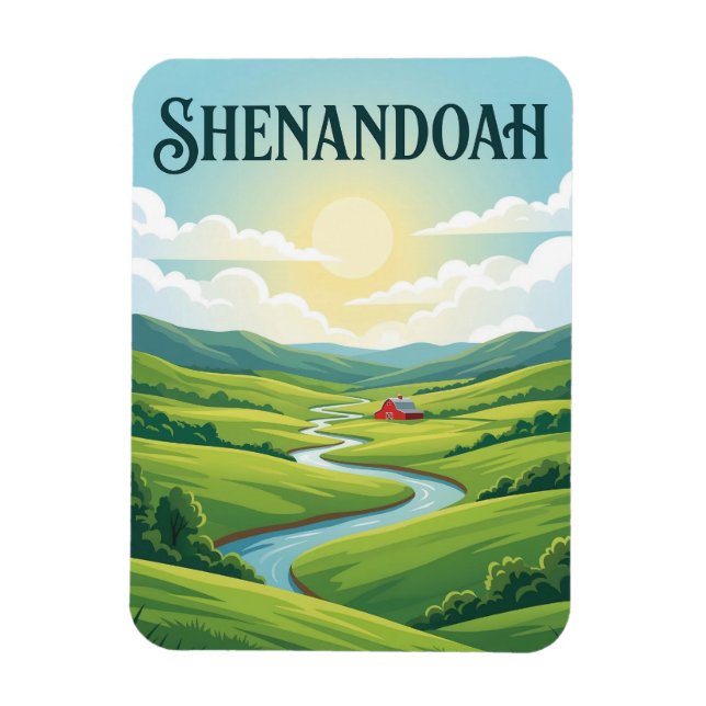 Shenandoah Valley Magnet (Vertikal)