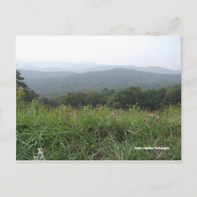 shenandoah valley virginia vykort (Framsida)